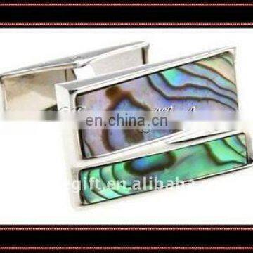 fashion abalone imitation cufflinks