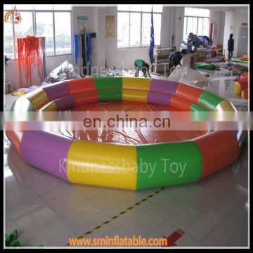 Hot selling colorful inflatable float pool holiday,inflatable donut pool float,inflatable outdoor swimming pool