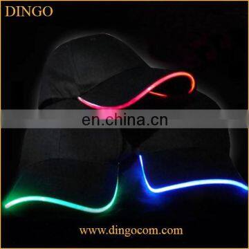 Hot Sale Brushed Cotton Baseball Cap With Built-in LED Light