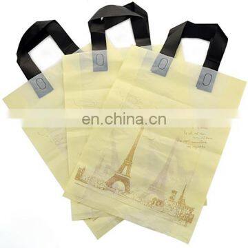 HDPE High quality Printing plastic shopping bag for gifts and promotion