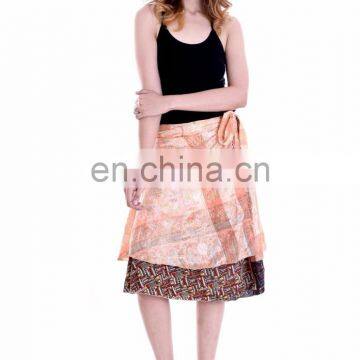 Women's Long Skirt Indian Handmade Print Fabric Cotton Skirt Hiipie Boho Dress