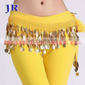 Professional Leaf sequins Belly dance hip scarf belt Y-2032#