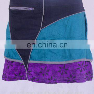 Bohemian Side Pouch With Pocket Mini Gypsy Skirt HHCS 113 A photo-1