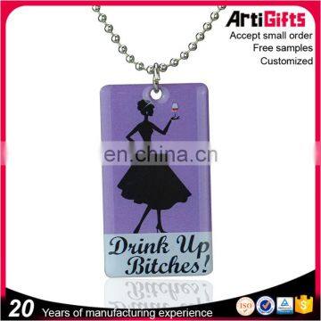 High Quality Printing Logo Metal Dog Tag Bottle Opener photo-3