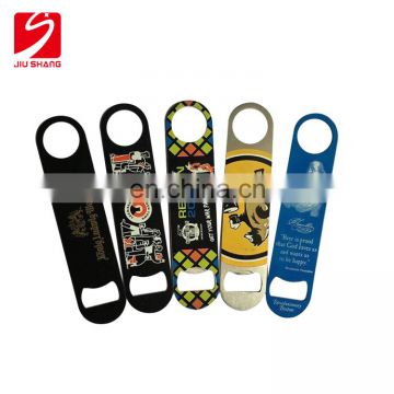 Colorful Custom Antique Sublimation Stainless steel can opener bottle opener