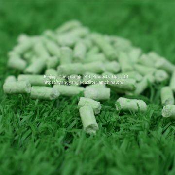 Hard clump and odor control tofu cat litter--green tea scent