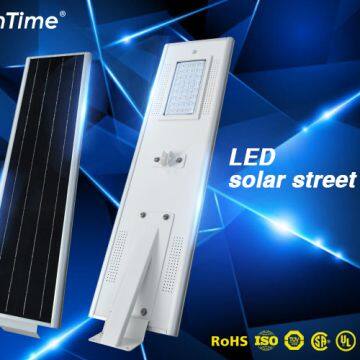 6W-120W All-In-One Smart Solar Street Light With Solar Panel & Lithium Battery