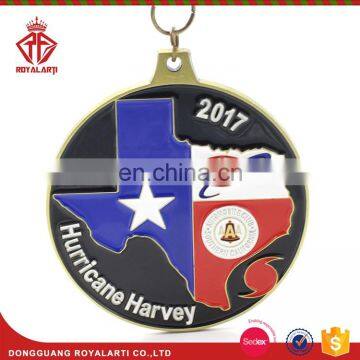 Antique Copper Zinc Alloy Custom Medal With Grosgrain Ribbon photo-5