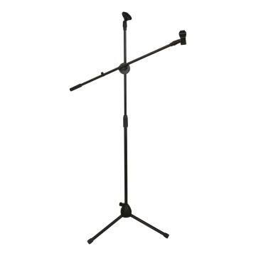 M-200 Custom Height Adjustable Iron Black Microphone Stand Tripod