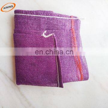 orange purple red green pp leno mesh bag for onions