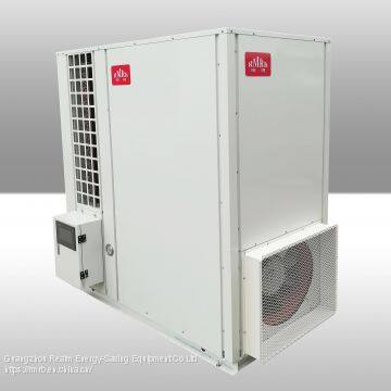 high efficiency max temperature 80de heat pump plastic drying dehumidifying unit for commercial