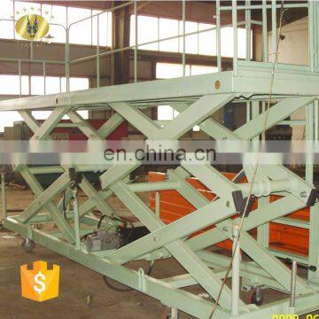 7LSJG Jinan SevenLift 1.1m 5 Ton Small Hydraulic Scissor Type House Cargo Lift Safety Platform