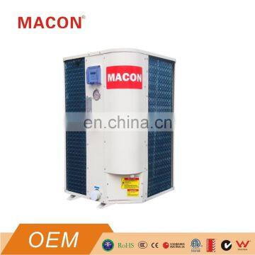 Top air flow vertical swimming pool heater with 25kw heating capacity