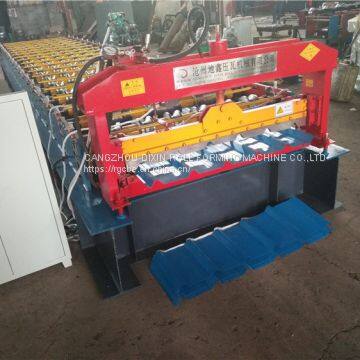1000mm Trapezoidal Roofing Sheet Roll Forming Machine photo-3