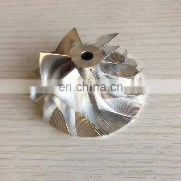 TD04HL 15G 43.38/55.69mm 6+6 blades 49189-40300 1401-404-415 Turbocharger milling/aluminum 2618/BILLET compressor wheel