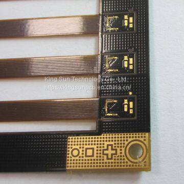 Rigid-flex PCB connector
