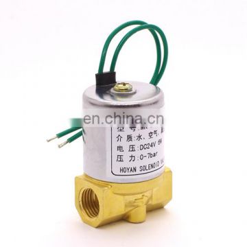 2/2 way G1/4" fuel oil solenoid valve orifice 2.0mm NC female 0-5 bar direct acting valve