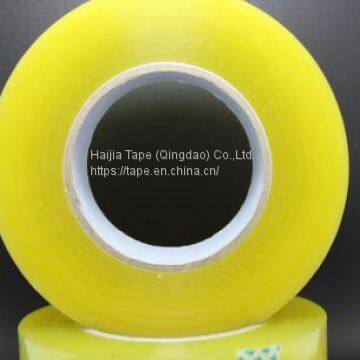 Base Color Milky White Caution Tape Printed Single Color Packing Tape for Paper Box photo-5