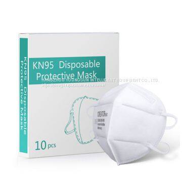 High quality in stock Factory KN95 Mask 5 layers Non-woven KN95Mask