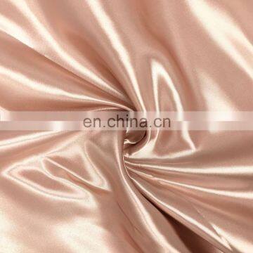 Wholesale High Quality 92% Polyester 8% Elastic Stretch Shiny Satin Polyester Spandex Fabric for Dress photo-2