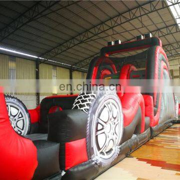 All in One Kids Steam Train Theme Inflatable Obstacle Course Bounce House for Sale photo-5