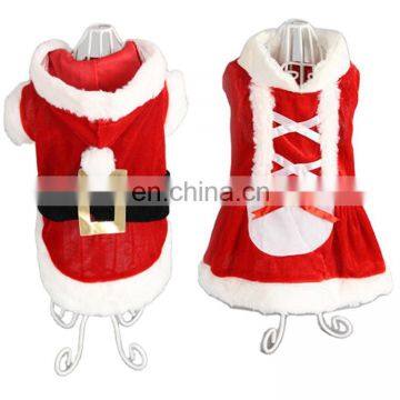 Amazon hot sell funny Santa Claus pet clothes costume dog christmas clothing