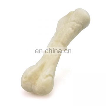 2020 wholesale straw material eco-friendly pet productions simulated bone shaped dog chewing bone