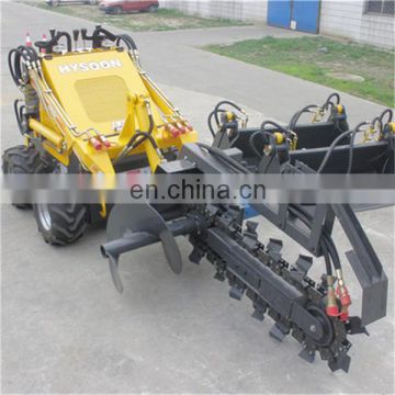 mini skid steer walking trencher