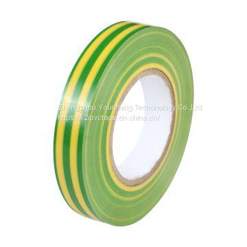 Green and Yellow Color Double Colors Insulation PVC Electraical Tape With Glue photo-4