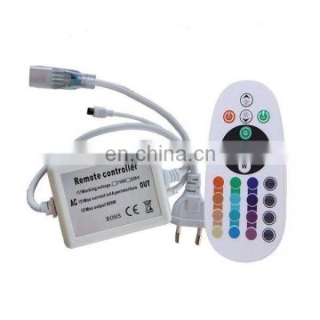 AC220V RGB 24 Key IR Remote Controller For SMD5050 LED Strips