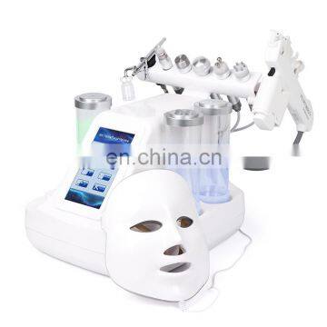 8 in 1 Facial Hydrodermabrasion Deep Cleaner Salon Aqua Peeling Machine With Mesotherapy Gun