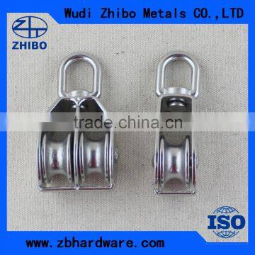 For construction small stainless steel pulley