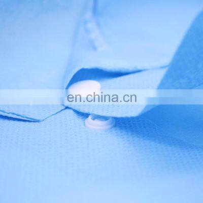 Disposable Lab Coats High Quality Blue SMS Non Woven Uniforms photo-5