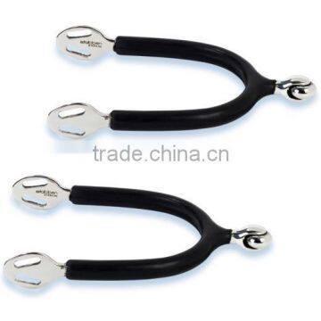 Horse Racing / Riding Roller Ball Spurs Rubber Grip - Stainless Steel - Horse Riding Gear & Equipment (High Quality)