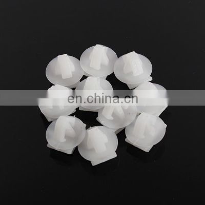 10Pcs White ABS Exterior Door Moulding Clips Fastener For Peugeot 106 206 306 307 806