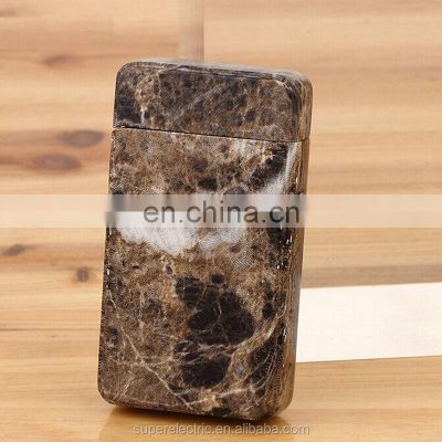 Newly design electronic lighters creative wood color electric lighter usb lighters