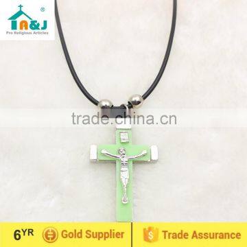 Plastic crucifix pendant