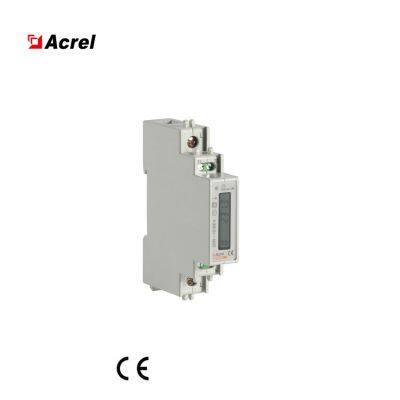 ACREL ADL10-E/C RS485 Modbus-RTU 35mm DIN Rail 1 Phase 2 Wire Multifunction Energy Electricity Meter With Certificate