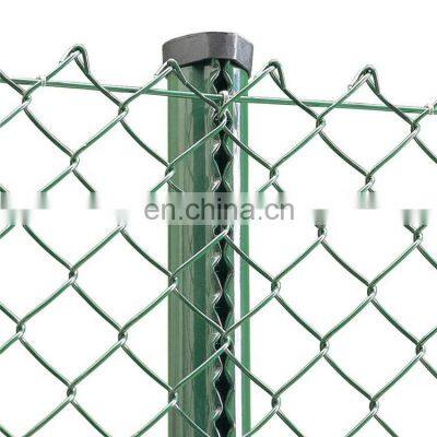 Ornamental Metal Fence Chain Link Fencing  Security Playground Park Lawn Forest Protecting