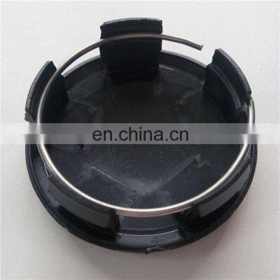 Customized Chrome ABS Plastic 63mm Black Car Wheel Center Cap