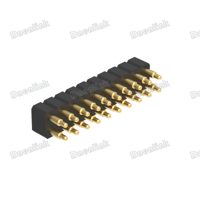 Dnenlink 3.00mm Pitch Dual Row Dual Row H4.0mm Straight SMT PogoPin Connector photo-4