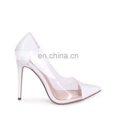 ladies new fashionable high heels pumps design shoes women transparent sandals shoes EUR( 36, 37, 38, 39, 40, 41)