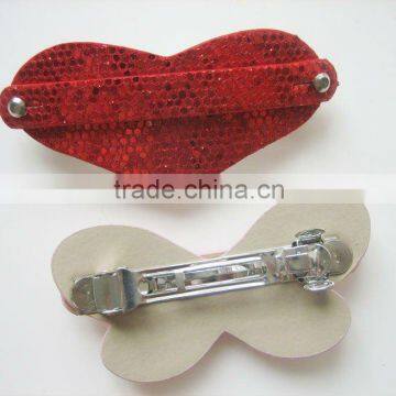 spring hair clip slide charm
