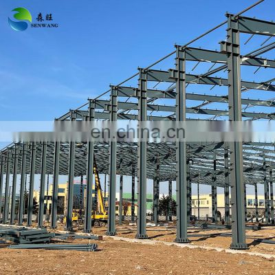 Customized design factory used prefab galvanized workshop steel structure buildings