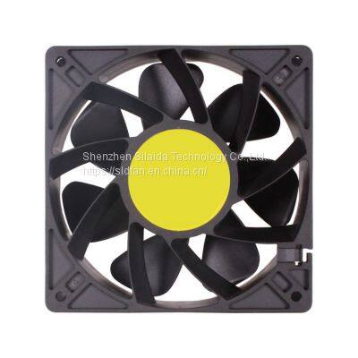 12038 12V 4-Pin PQM Temperature Control Cooling Fan 12cm Max Airflow Rate Fan photo-4