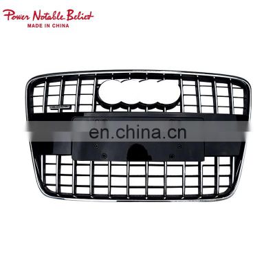 car auto front bumper grille Factory price high quality mesh ABS black grey grill for Audi Q7 2006-2015