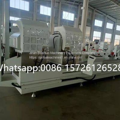 Automatic Aluminum Profiles Cnc Control Double Head Cutting Window Door Making Mitre Saw Machine