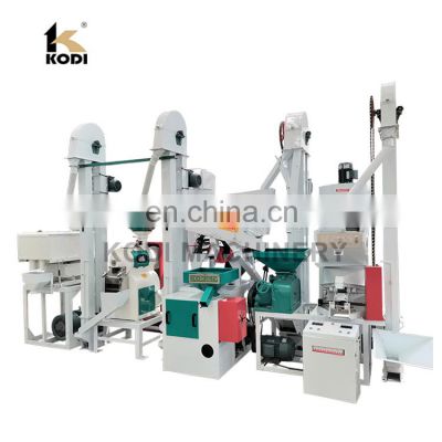 KODI NZJ15/15A Complete Set Industrial Moulin De Riz Rice Mill Machine For Processing Line