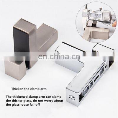 Cheap and Fine Substantial Safety Glass or Plank Bracket Support Frame Shelf Glass Clip photo-3
