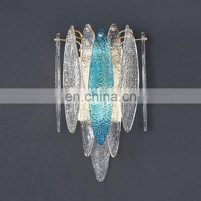 Creative Simple Surface Mounted Wall Light Decor Glass Lighting Home Living Room Wall Lamp photo-3